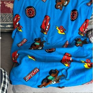 Disney Lightening McQueen blanket.